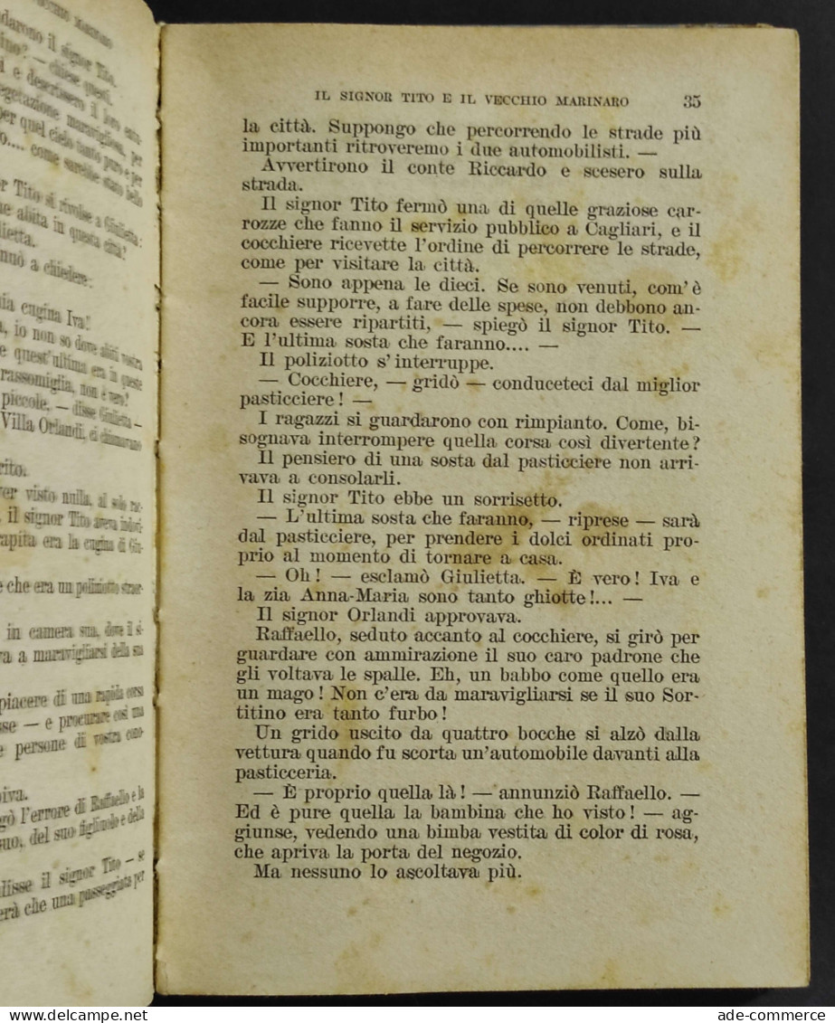 Il Signor Tito E Il Vecchio Marinaro - M. Giraud - Ed. Salani - 1941 - Niños