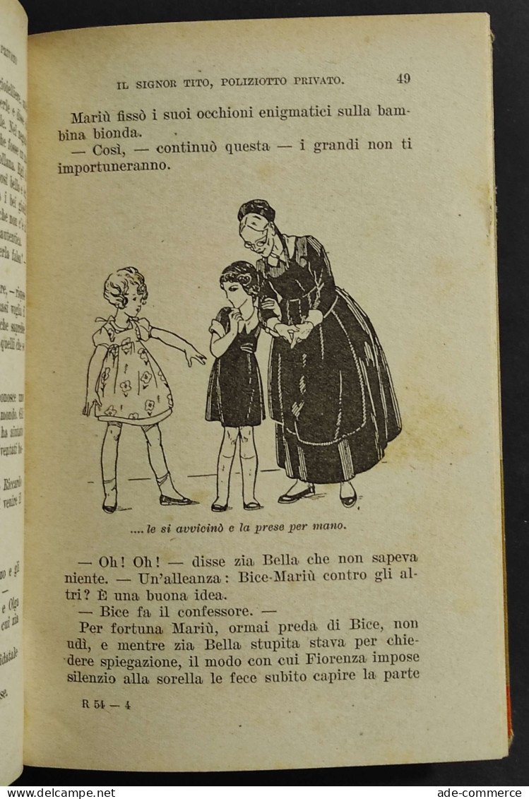 Il Signor Tito, Poliziotto Privato - M. Giraud - Ed. Salani - 1941 - Bambini