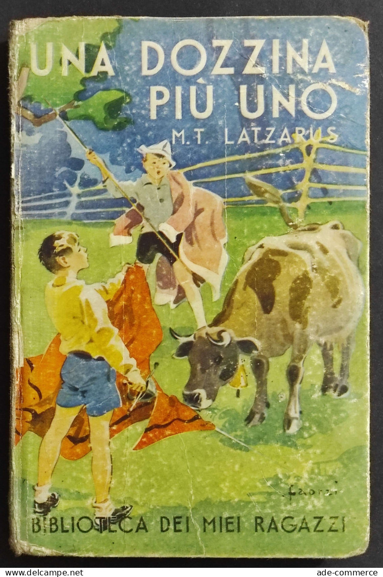 Una Dozzina Più Uno - M. T. Latzarus - Ed. Salani - 1939 - Bambini