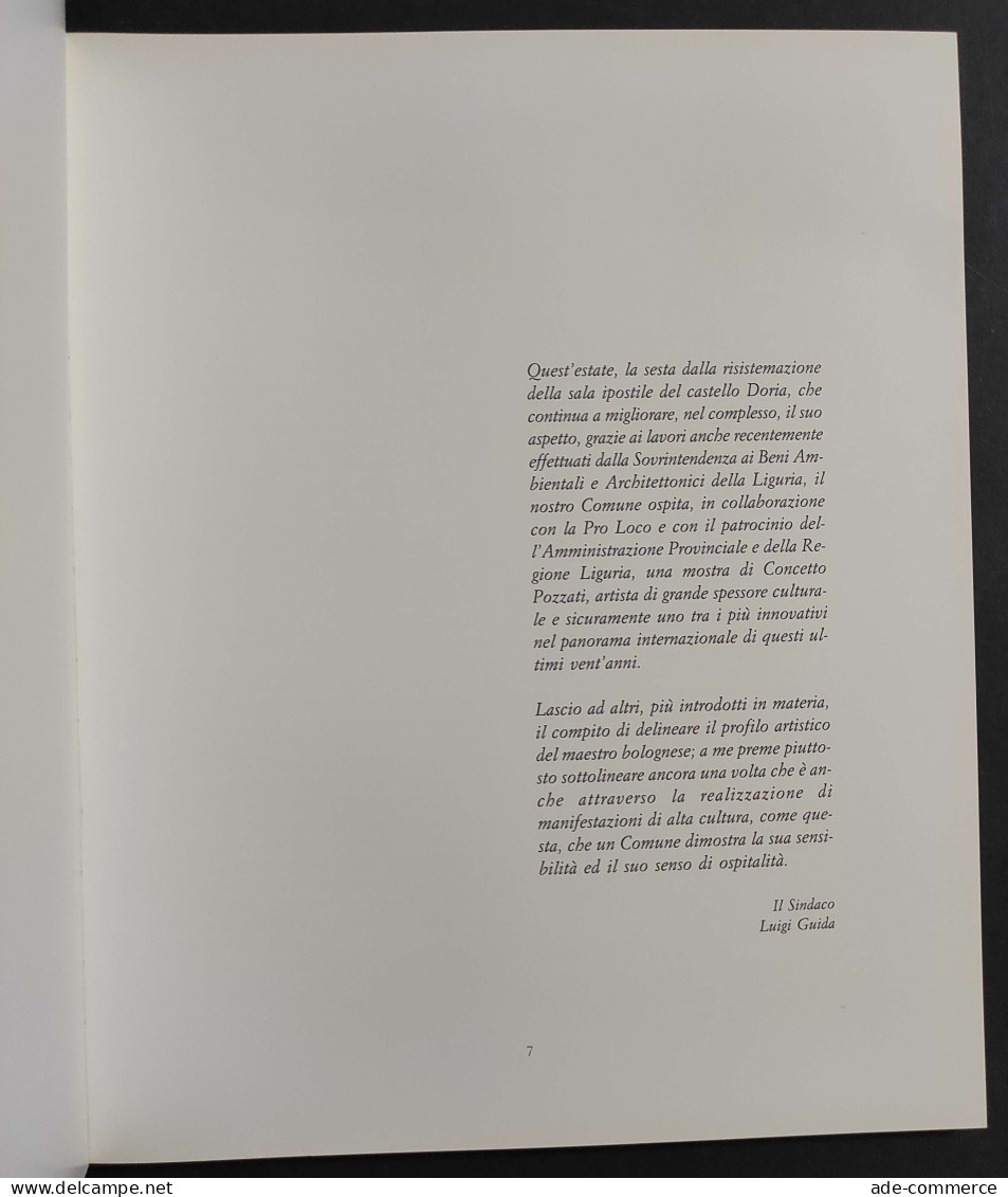 Concetto Pozzati - Impossibile Paesaggio Quasi Dal Vero - Ed. Bandecchi & Vivaldi - 1993 - Arte, Antigüedades