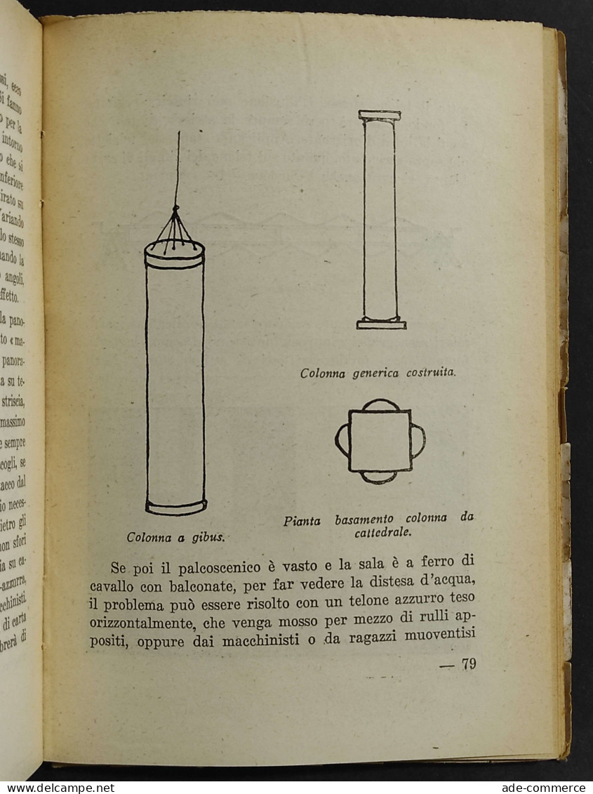 Manuale Di Regia E Scenotecnica Per I Filodrammatici - Ed. Majocchi - 1950 - Arts, Antiquity