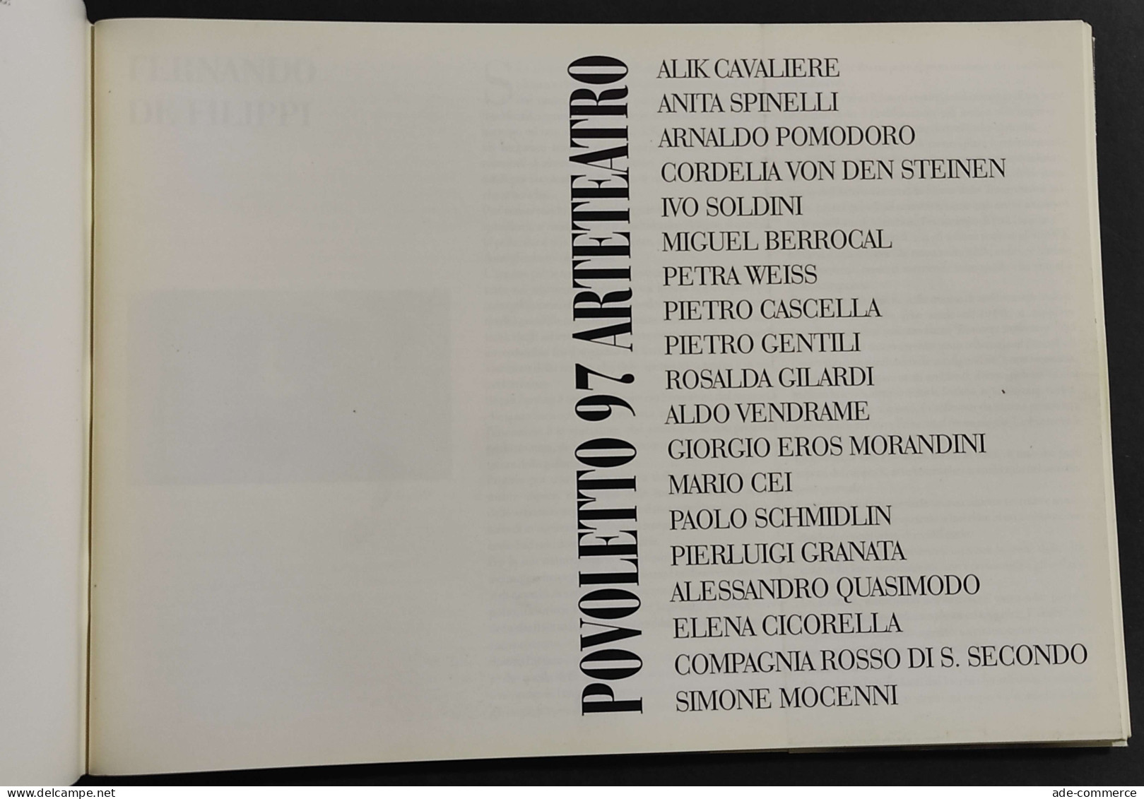 Povoletto 97 Arte Teatro - 1997 - Kunst, Antiek