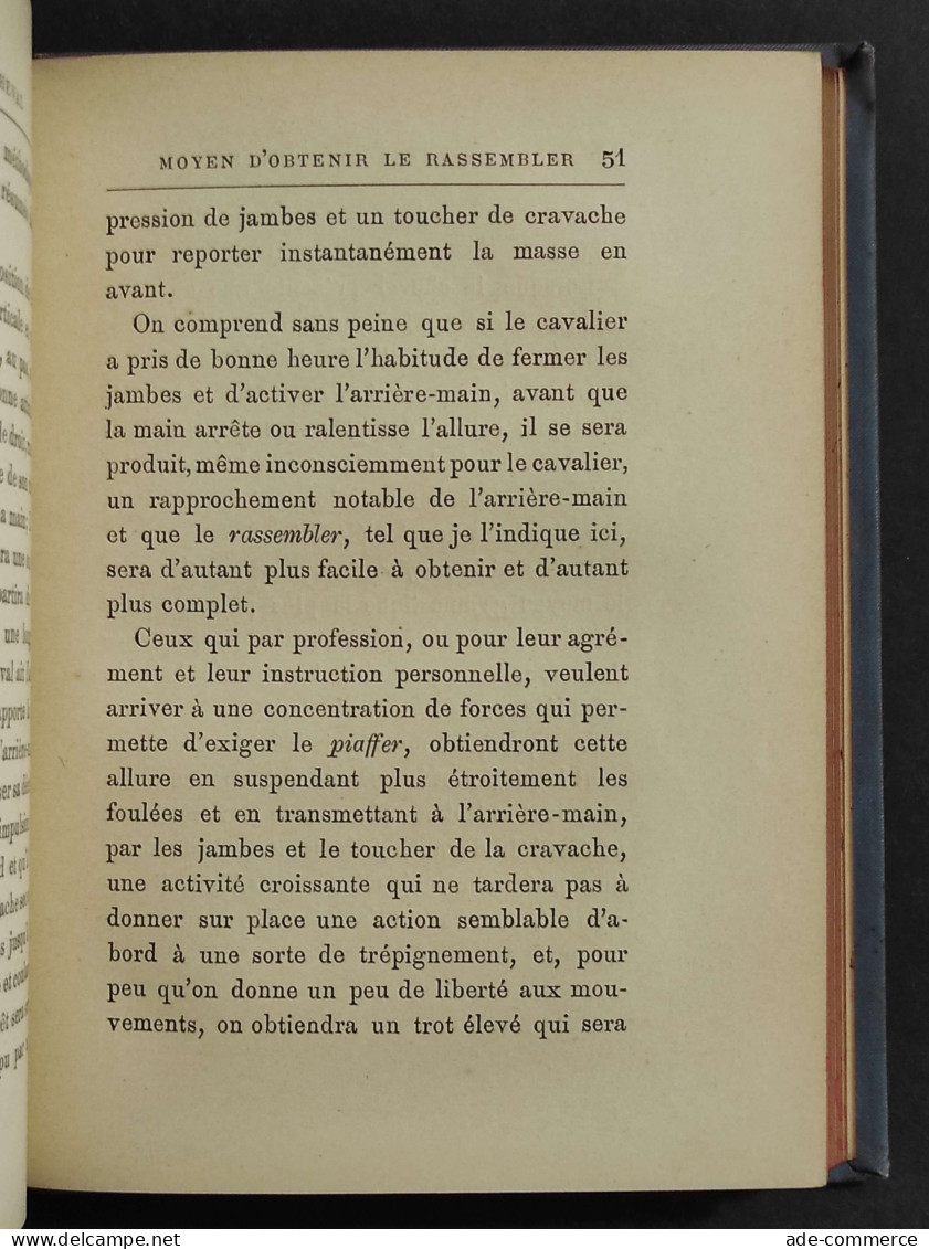Comment Il Faut Dresser Un Cheval - C. De Montigny - Ed. J.Rothschild - Animales De Compañía