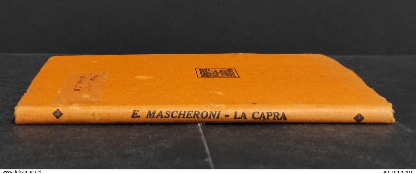 La Capra - E. Mascheroni - Ed. Paravia - 1928