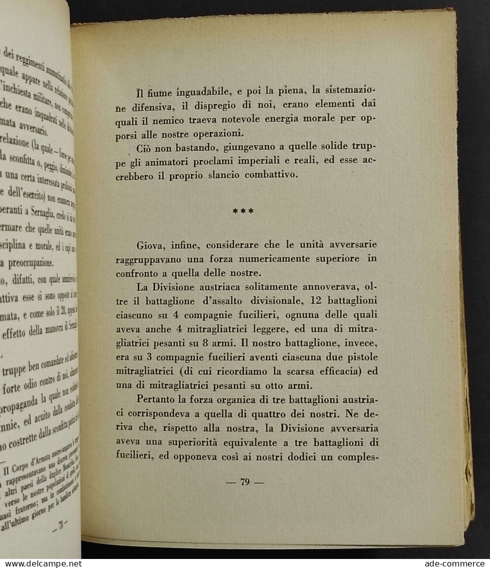 La Battaglia Decisiva Della Sernaglia - D. Lanzetta - Ed. La Prora - 1934 - Oorlog 1939-45