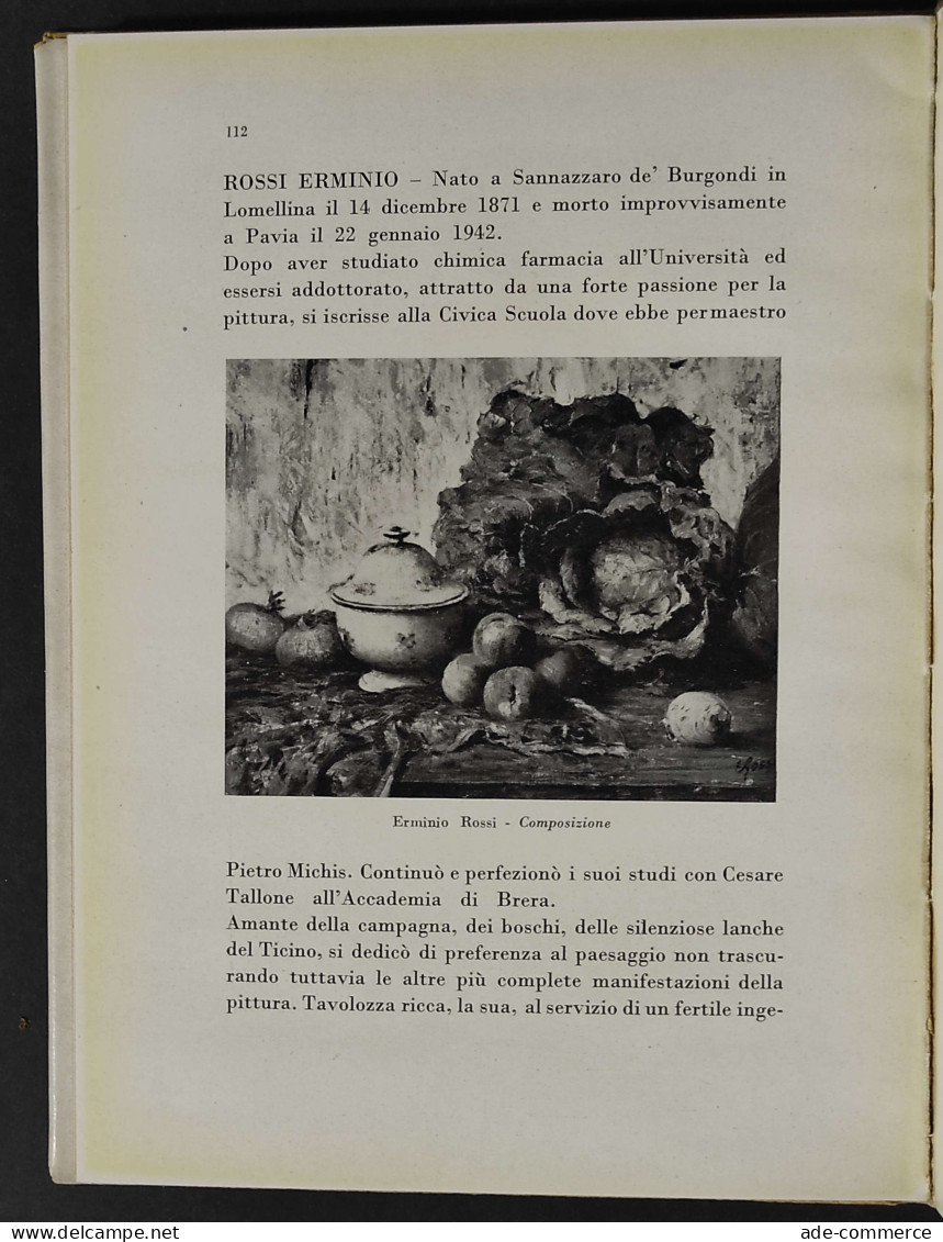 Dizionario Dei Pittori Pavesi - D. Morani - Ed. Alfieri & Lacroix - 1948 - Arte, Antigüedades