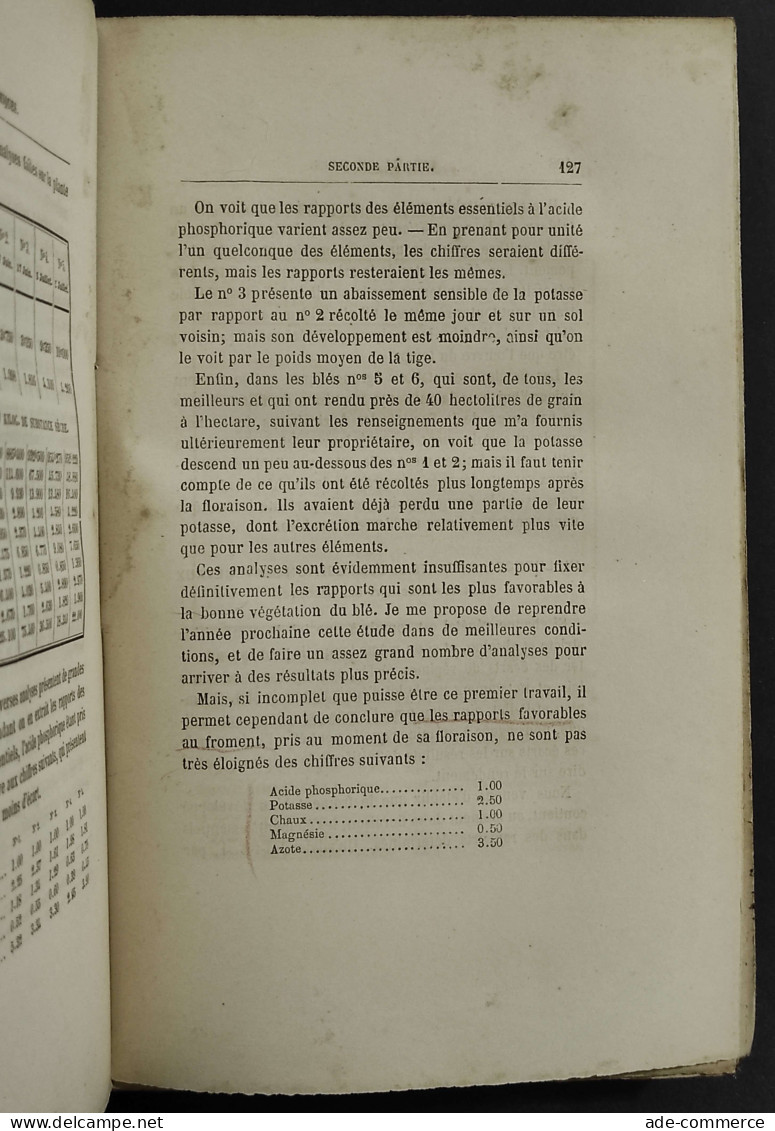 Guide Pour L'Achat Et L'Emploi Des Engrais Chimiques - H. Joulie - 1876 - Libri Antichi