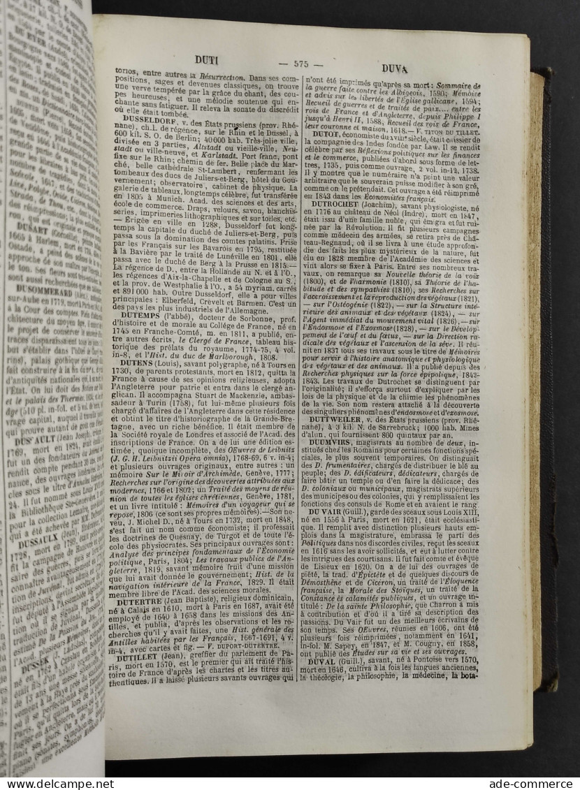 Dictionnaire Universel Histoire Geographie - Bouillet - Ed. Hachette - 1871 - Libri Antichi