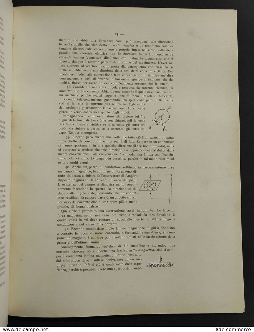 La Macchina Dinamo-Elettrica - E. Fumero - Ed. Lattes - 1899 - Libri Antichi