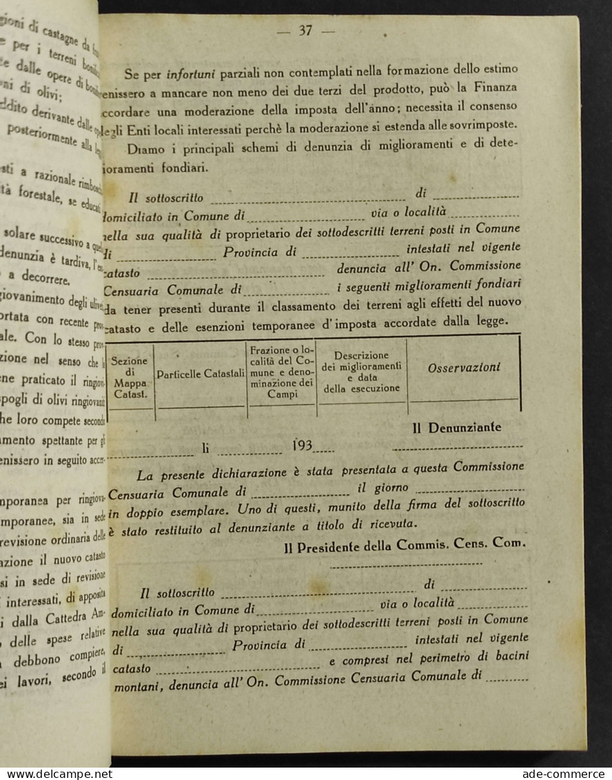 Agenda Dell'Agricoltore - 1935 - Anno XIV E.F. - Giardinaggio