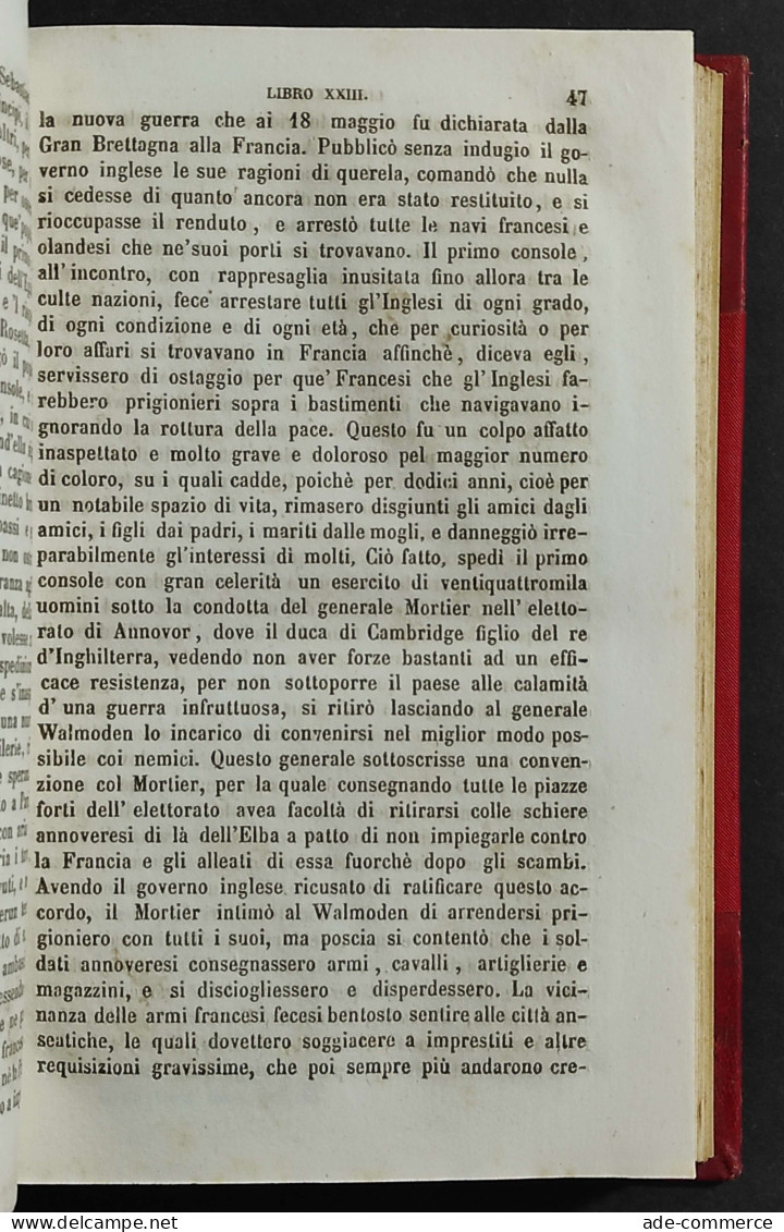 Comentarii Rivoluzione Francese - Papi - Soc. Ed. Biblioteca - 1853 - 4 Vol. - Libri Antichi