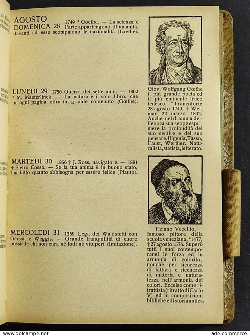 Almanacco Pestalozzi - Anno 1921 - Ed. Kaiser - Manuales Para Coleccionistas