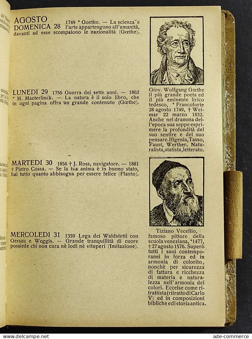 Almanacco Pestalozzi - Anno 1921 - Ed. Kaiser - Manuali Per Collezionisti