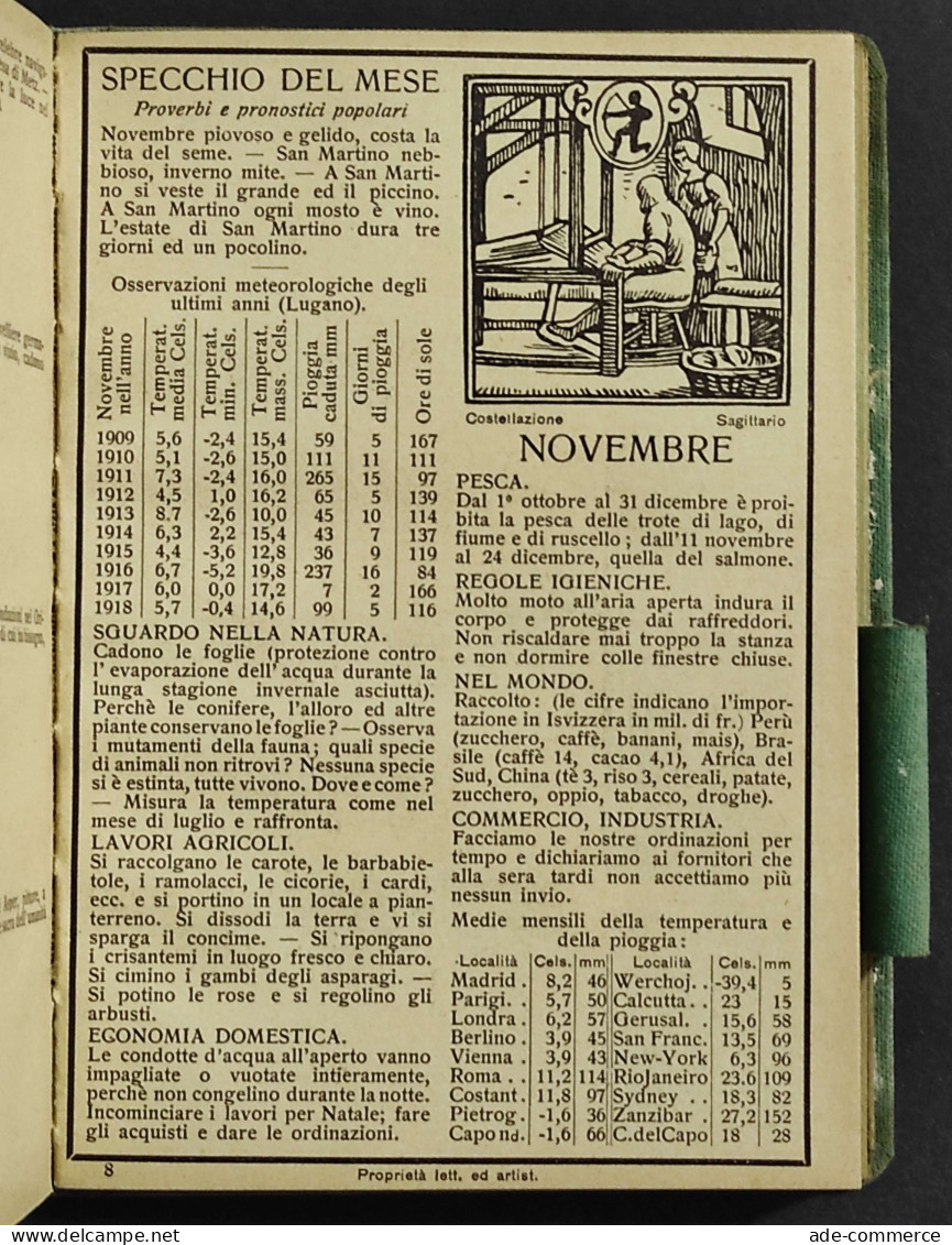 Almanacco Pestalozzi - Anno 1920 - Ed. Kaiser - Collectors Manuals