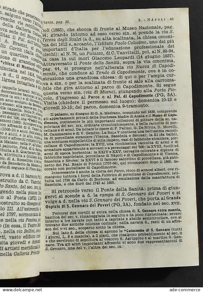 Italia Meridionale E Insulare - Libia - Guida Breve - CTI - 1940 - Turismo, Viajes