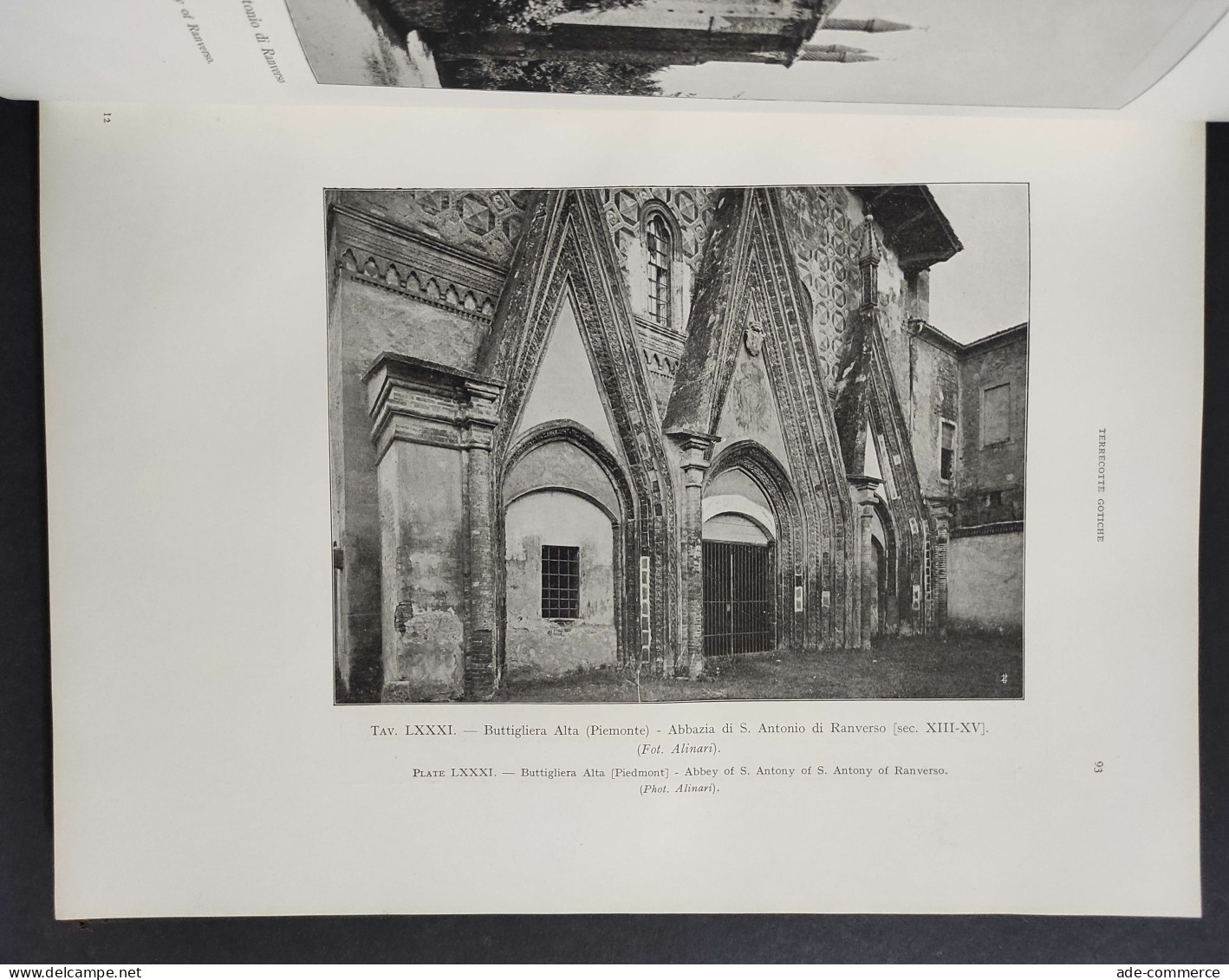 La Terracotta E Pavimenti In Laterizio Nell'Arte Italiana - G. Ferrari - Ed. Hoepli - 1928 - Kunst, Antiquitäten