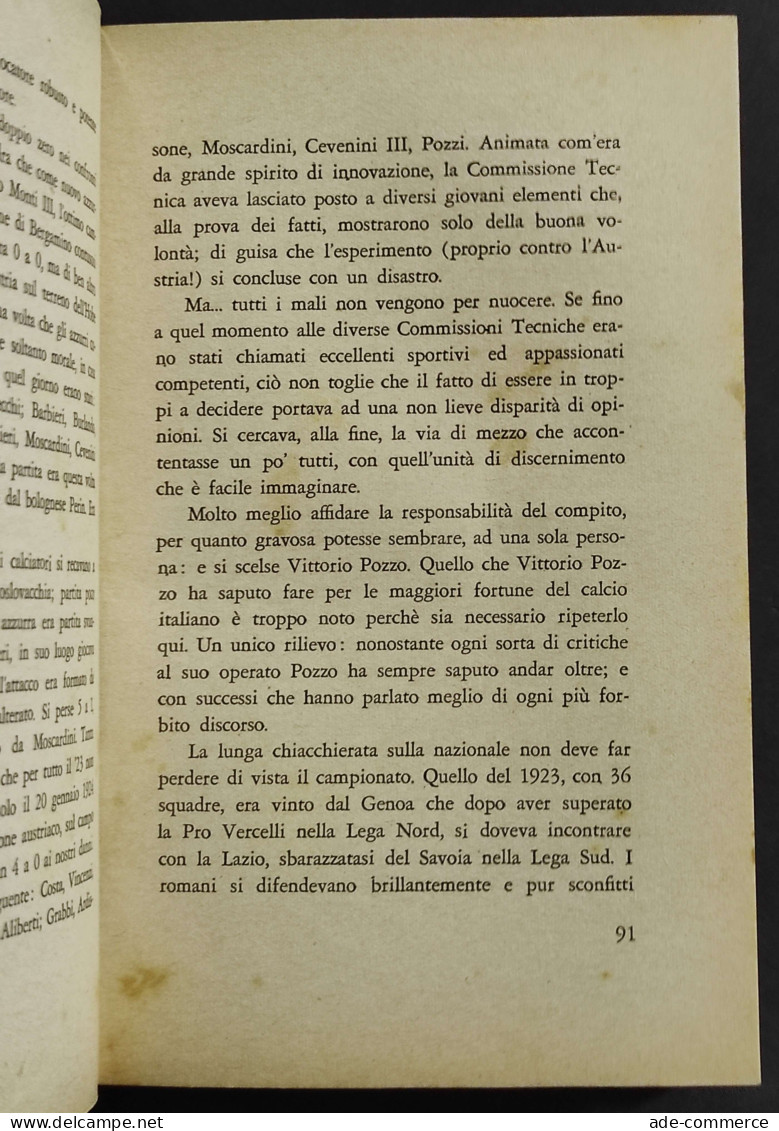 Storia Aneddotica Del Calcio - V. Baggioli - Ed. Saie - Sport