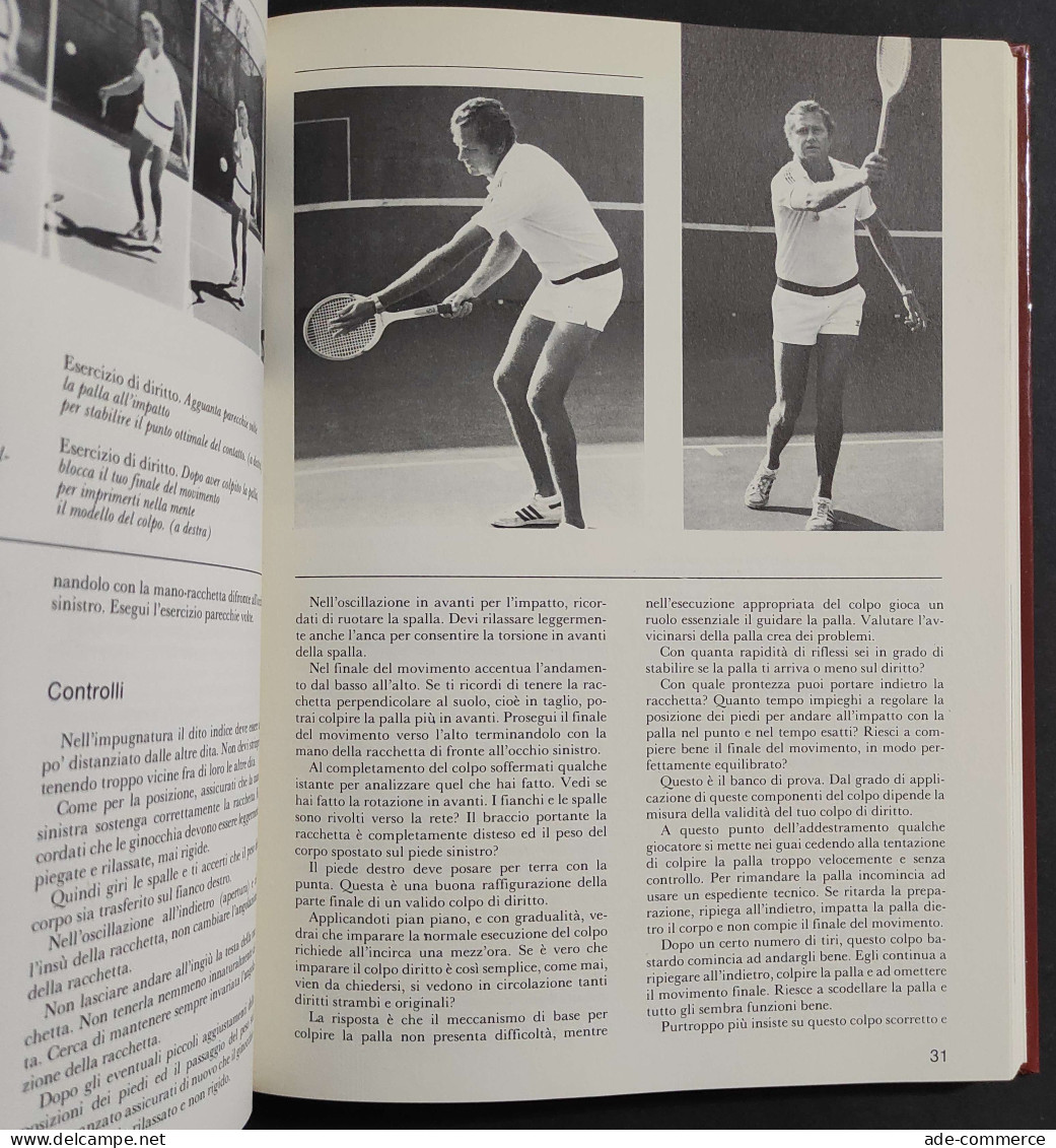 La Tecnica Del Grande Tennis - D. Van Der Meer - Ed. La Cuba - 1983 - Sport