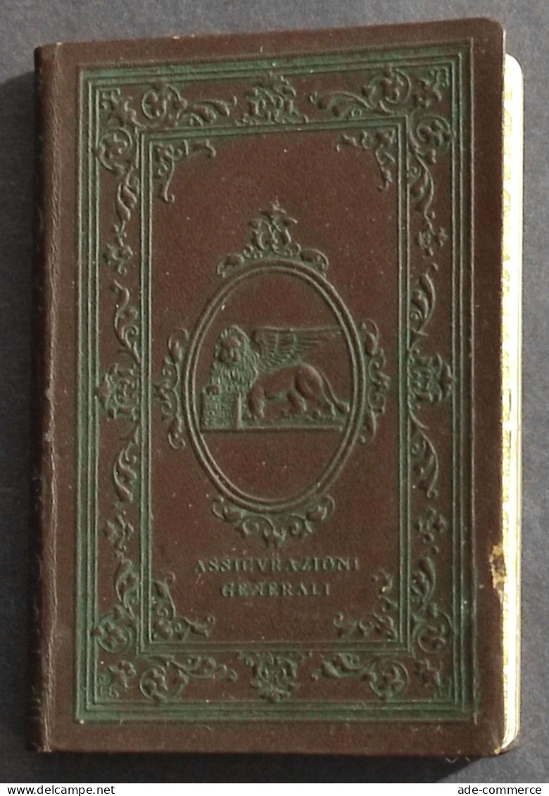 Agenda Assicurazioni Generali Di Trieste E Venezia - Anno 1942 - Manuales Para Coleccionistas