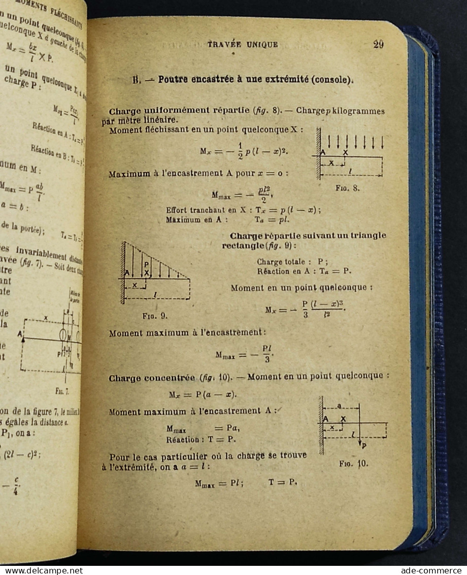 Agenda Dunod - Béton Armé - V. Forestier - 1933 - Wiskunde En Natuurkunde