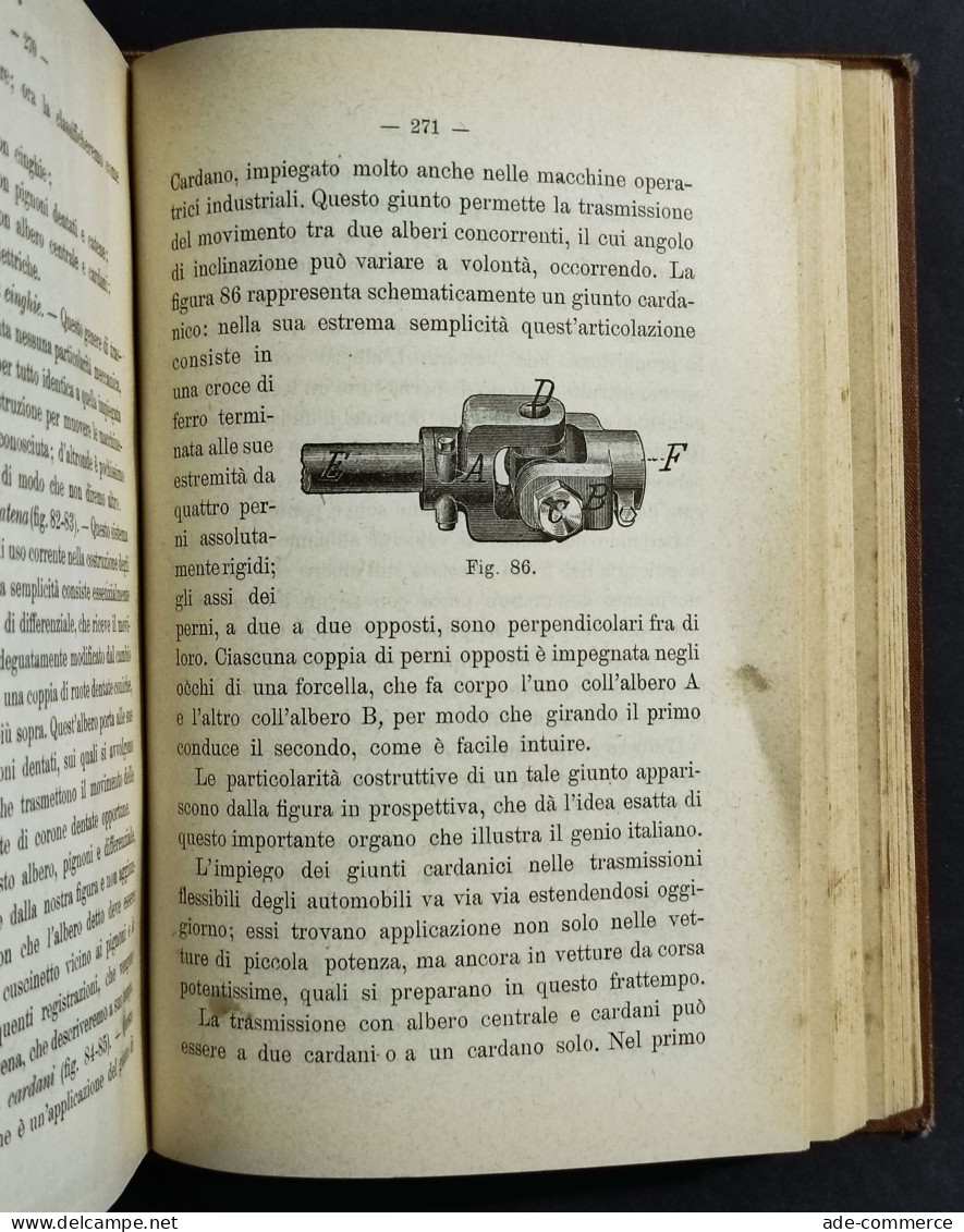Manuale Dell'Automobilista - Tip. Baglione - 1905 - Manuels Pour Collectionneurs
