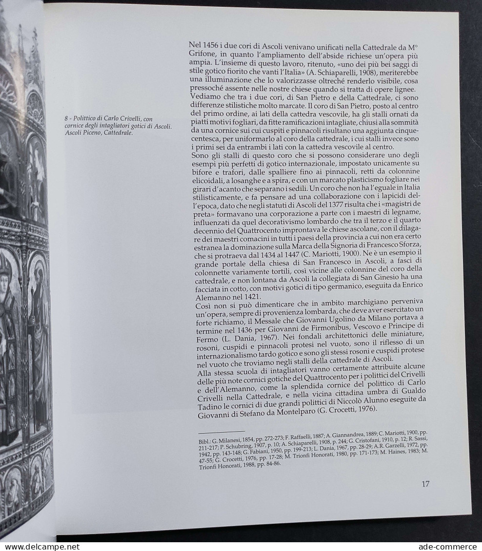Arredi Lignei Nelle Marche - M. T. Honorati - Ed. Bolis - 1993 - Arts, Antiquity