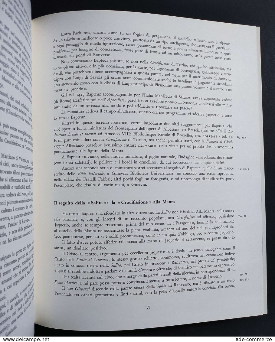 Jaquerio E Il Realismo Gotico In Piemonte - A. Griseri - Ed. F.lli Pozzo - 1966 - Arts, Antiquités