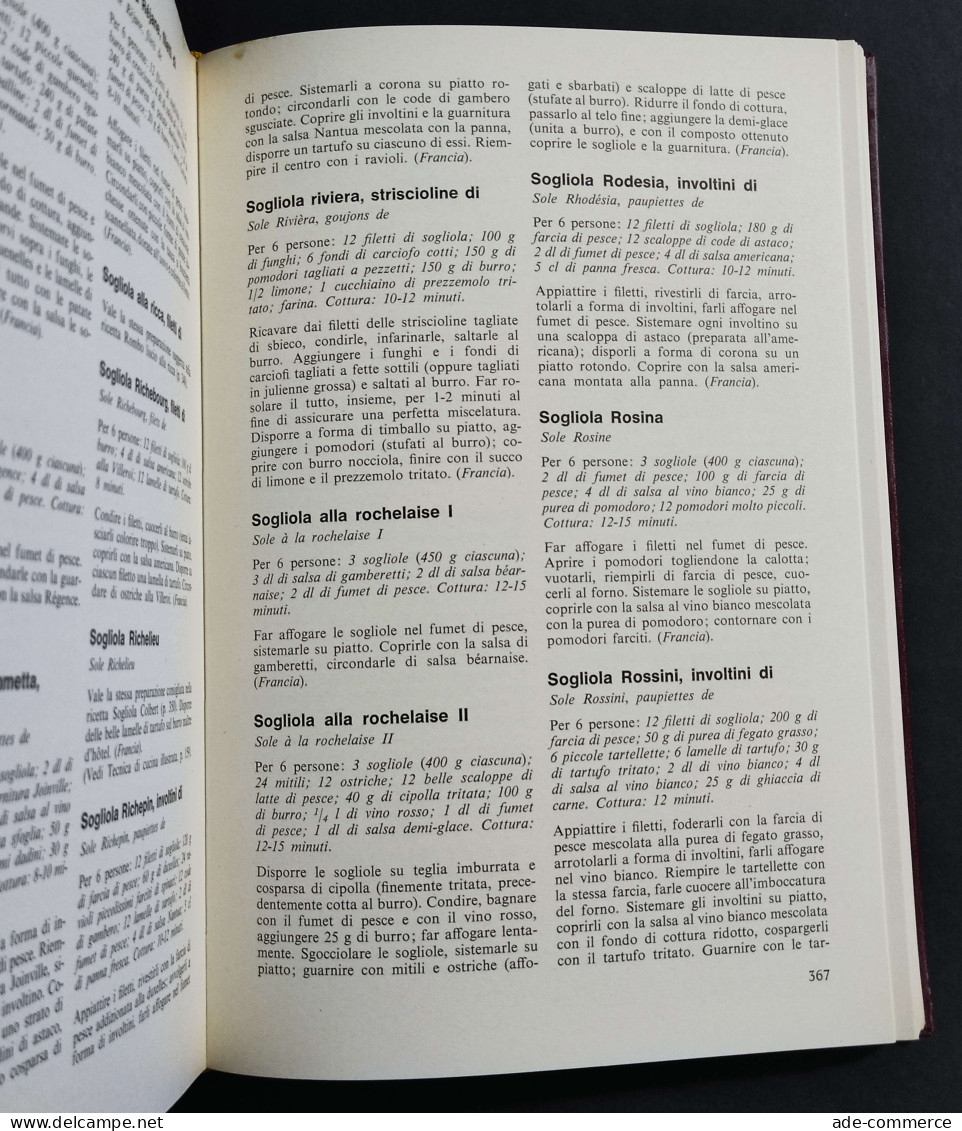 L'arte Di Cucinare Pesci E Crostacei - Ed. Sansoni - 1973 - Maison Et Cuisine