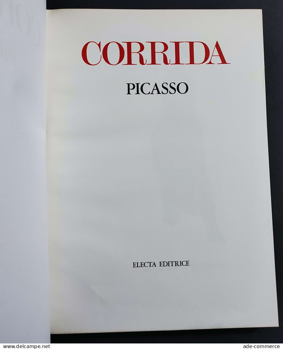 Corrida - Picasso - L.M. Dominguin - Ed. Electa - 1968 - Arte, Antigüedades