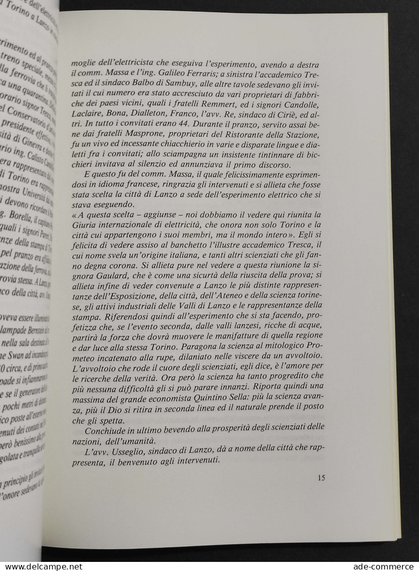 Primo Esperimento Trasmissione Energia Elettrica A Distanza Dai Generatori - P. Cantone - 1995 - Matematica E Fisica