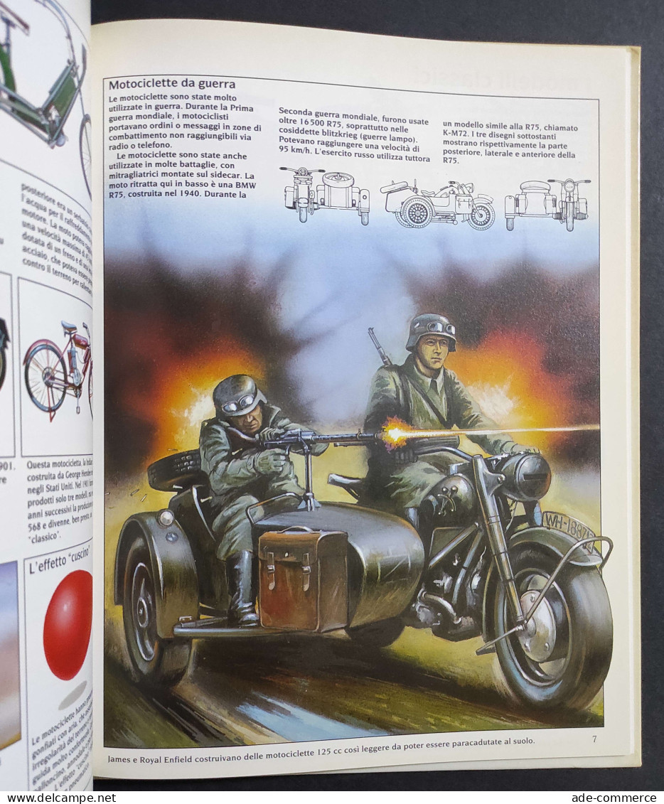 Motociclette - Scienza Giovane Usborne - Ed. Usborne - 1993 - Motores