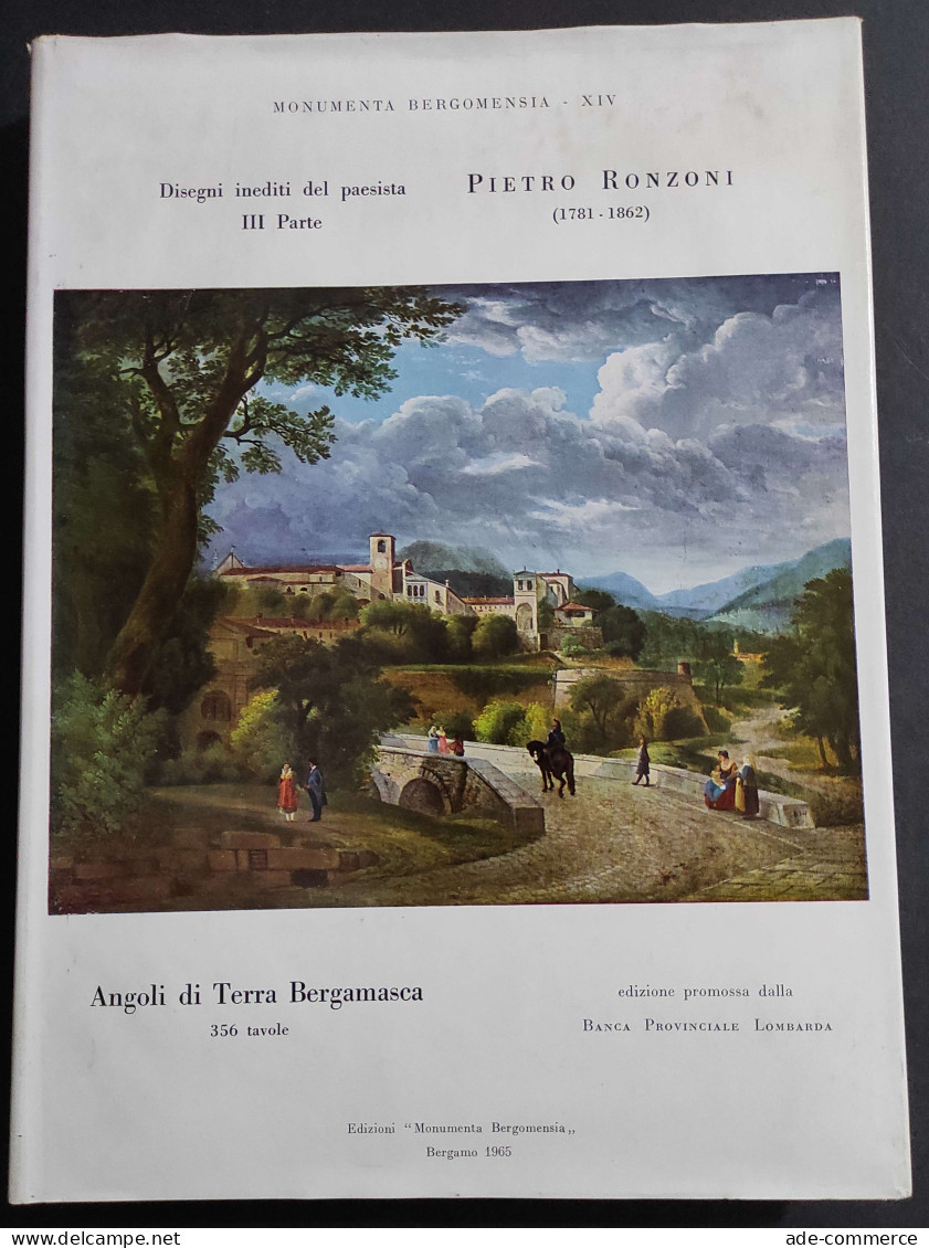 Disegni Inediti Del Paesista P. Ronzoni III Parte - Angoli Terra Bergamasca -1965 - Kunst, Antiquitäten
