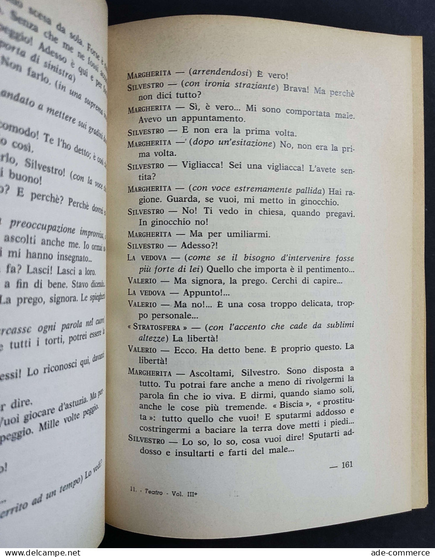 Teatro 1945-1955 III Vol. - A. Greppi - Ed. Ceschina - 1966 - Cinéma Et Musique