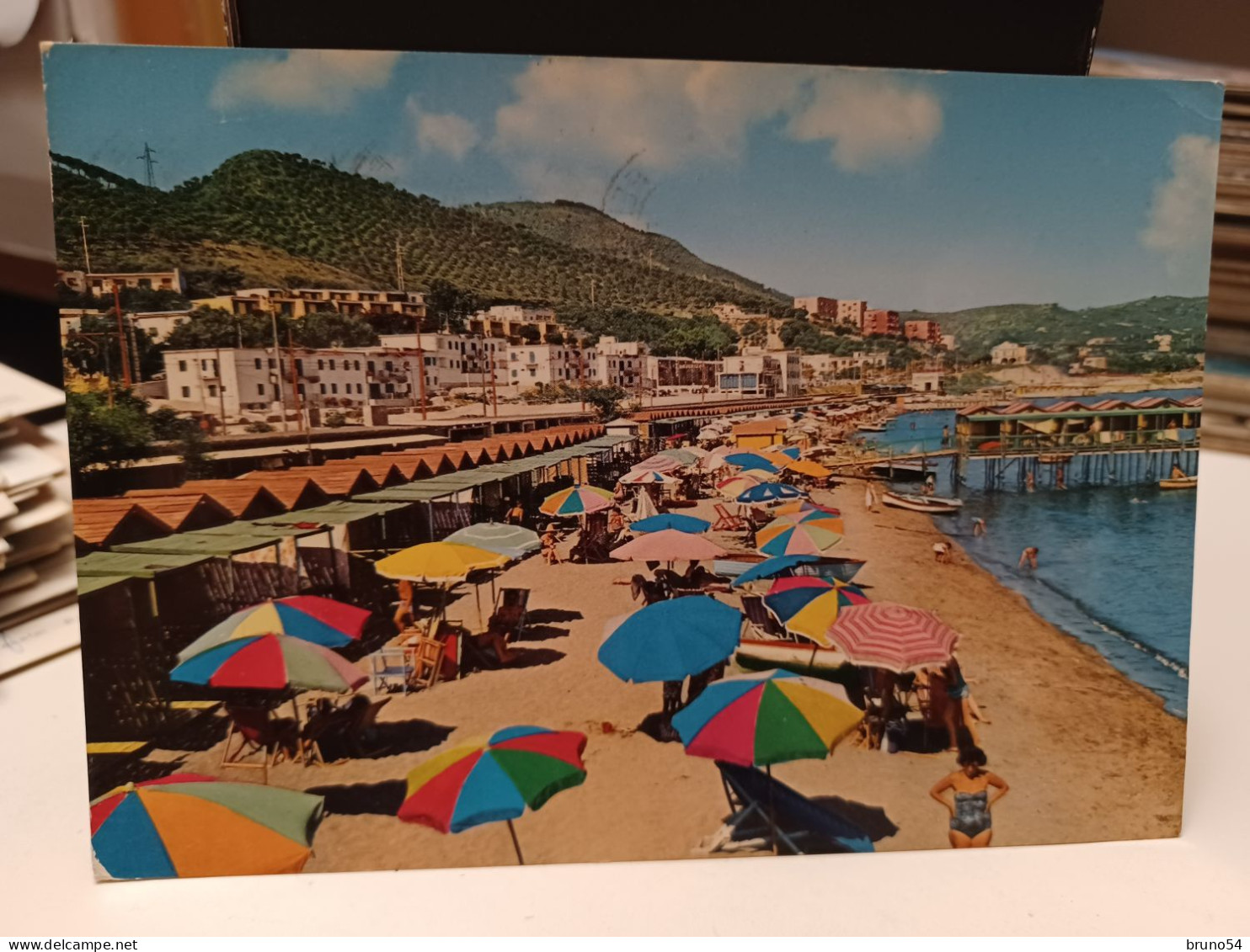 Cartolina Pozzuoli Provincia Napoli  Spiaggia Di Lucrino - Pozzuoli