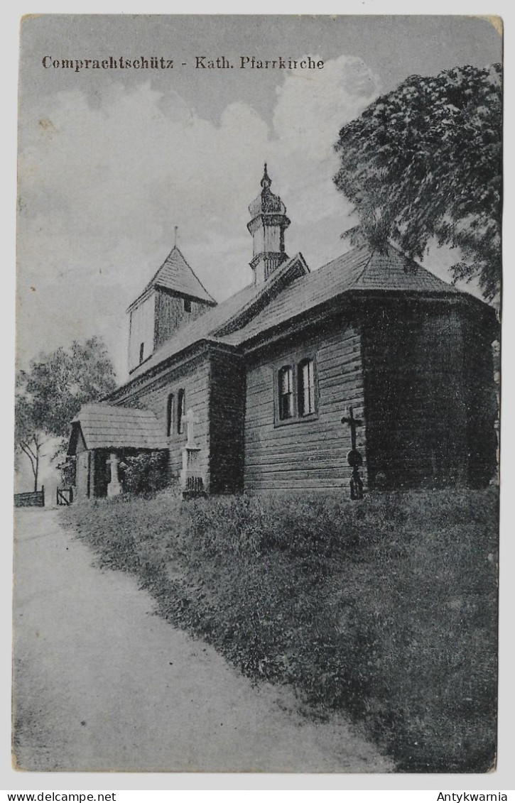 Komprachcice. Comprachtschütz  Kath Pfarrkirche   110j - Schlesien