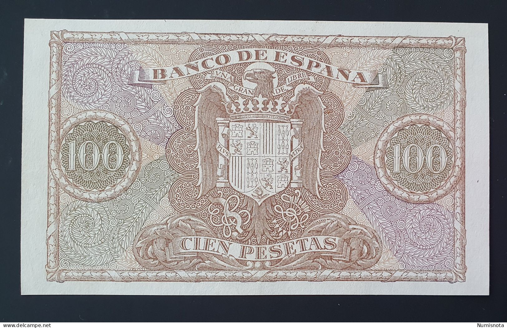España Billete 100 Pesetas 1940 Serie F SC- / EBC+ - 100 Pesetas