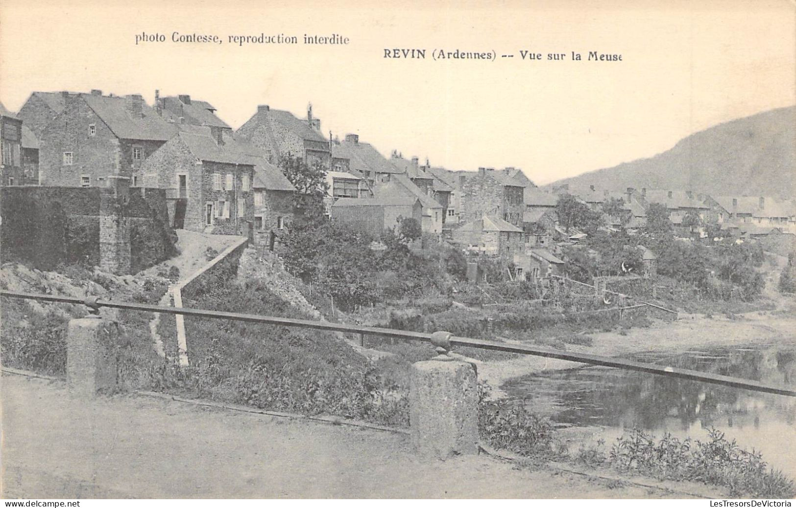 France - Revin Ardennes - Vue Sur La Meuse - Photo Contesse  - Carte Postale Ancienne - Revin