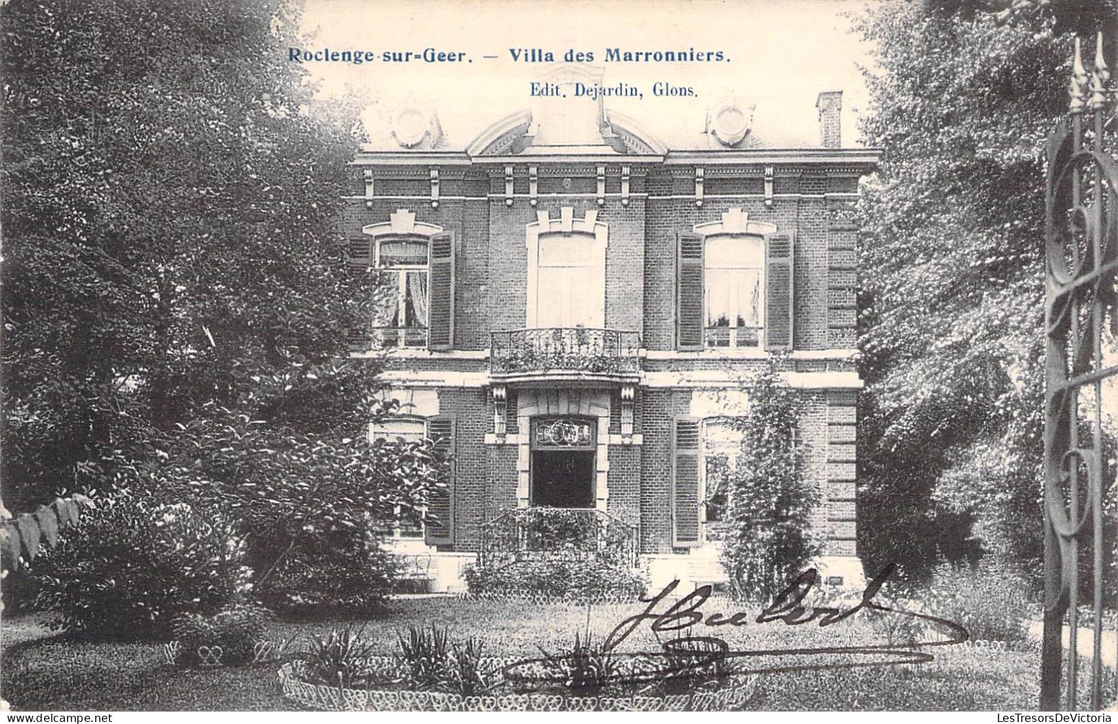 Belgique - Roclenge Sur Geer - Villa Des Marronniers - Edit. Dejardin -   - Carte Postale Ancienne - Geer