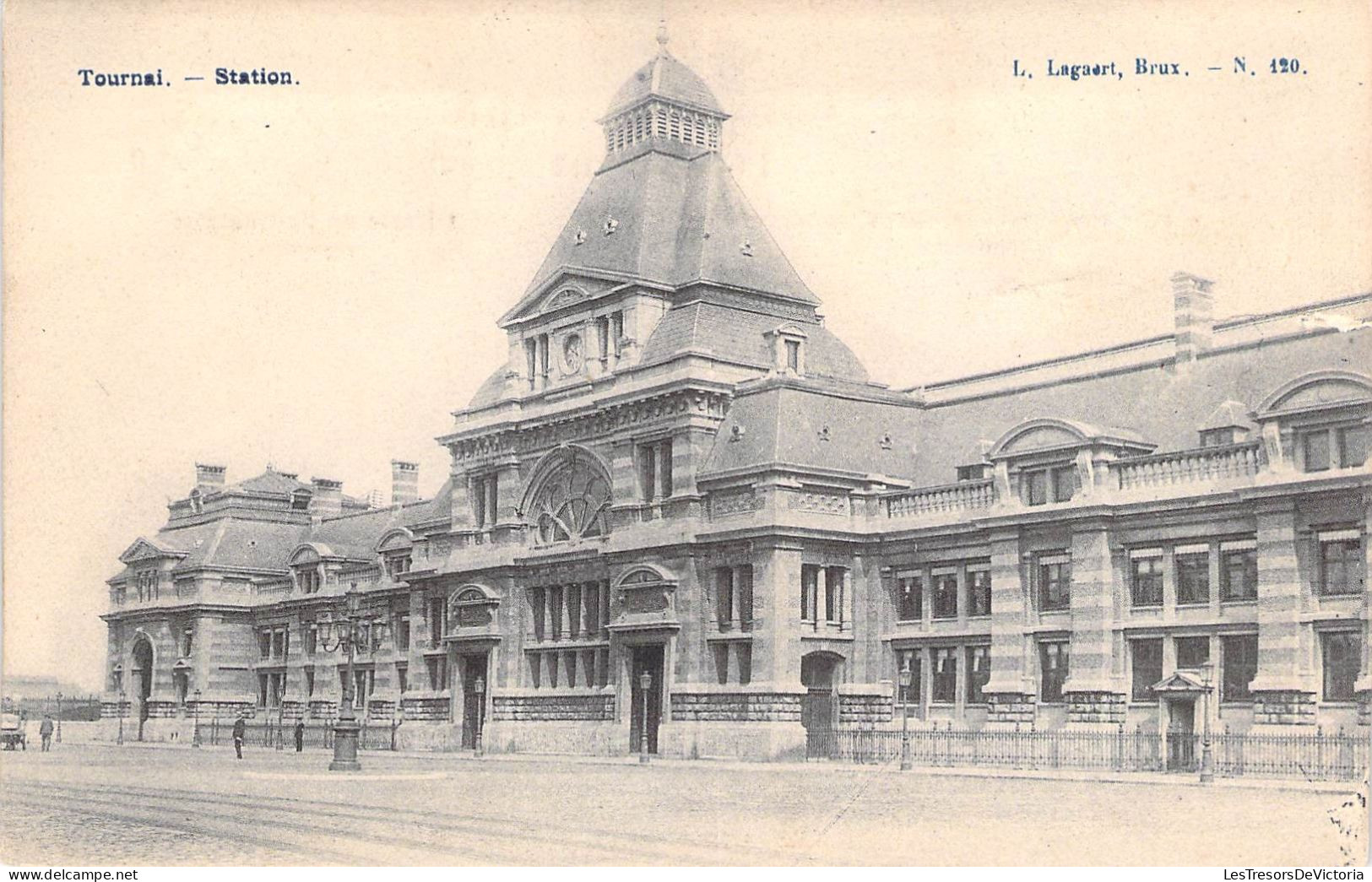 Belgique - Tournai - Station - Edit. L. Lagaert  - Carte Postale Ancienne - Tournai