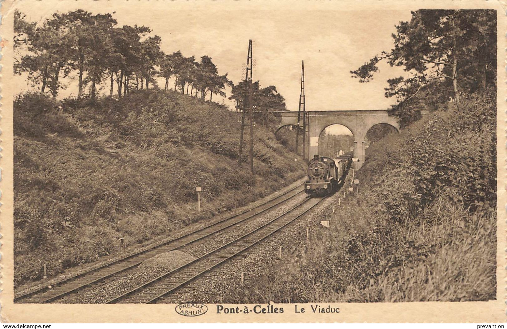 PONT-à-CELLES - Le Viaduc - Carte Circulé Vers La Panne - Pont-a-Celles