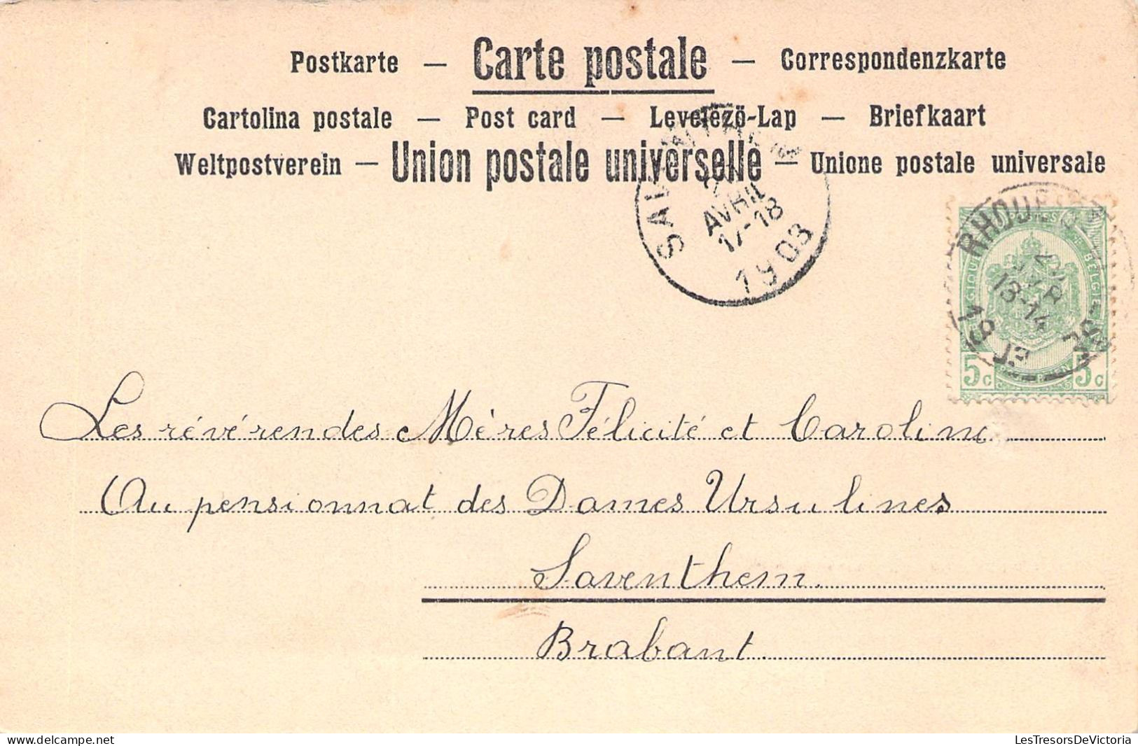 Belgique - Rhode Saint Genèse - Les étangs - Café Restaurant De La Station - Gve Deneyer  - Carte Postale Ancienne - St-Genesius-Rode