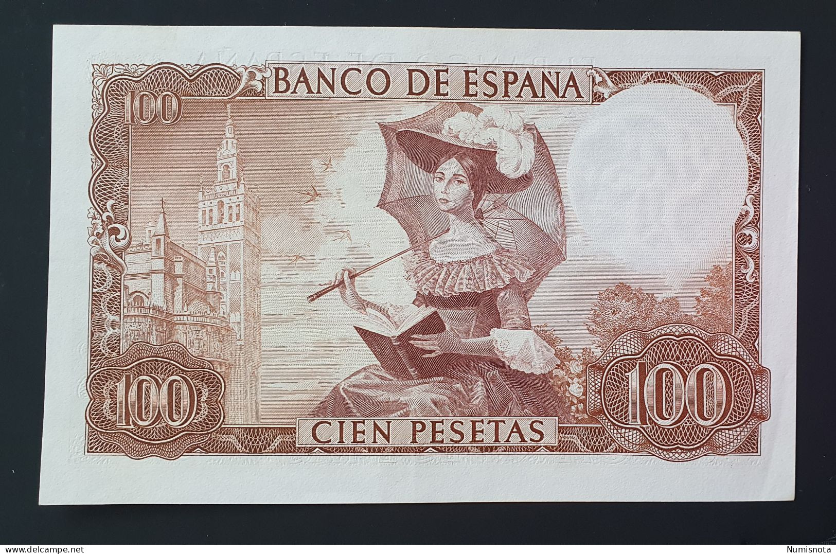 SC- / AUNC España Billete 100 Pesetas 1965 SIN SERIE - 100 Peseten