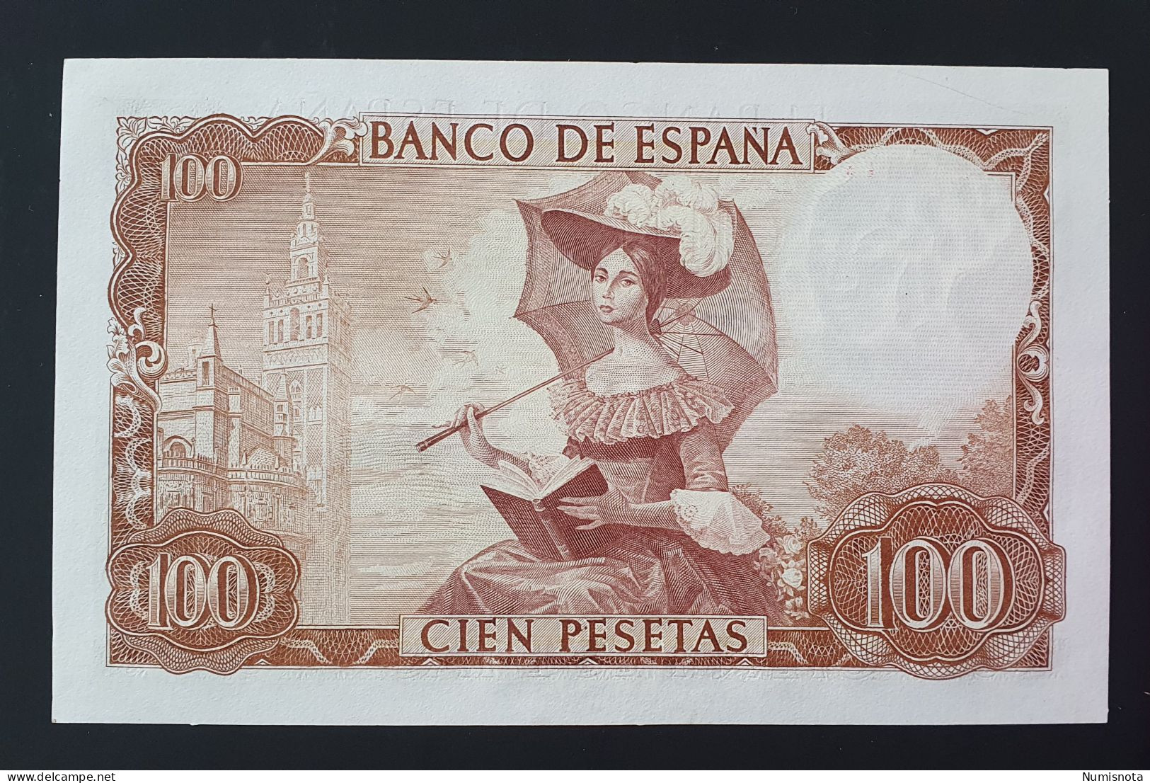 SC- / AUNC España Billete 100 Pesetas 1965 Serie V - 100 Peseten