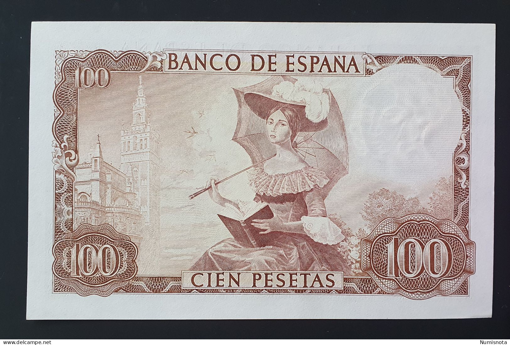 SC / UNC  España Billete 100 Pesetas 1965 Serie V - 100 Peseten