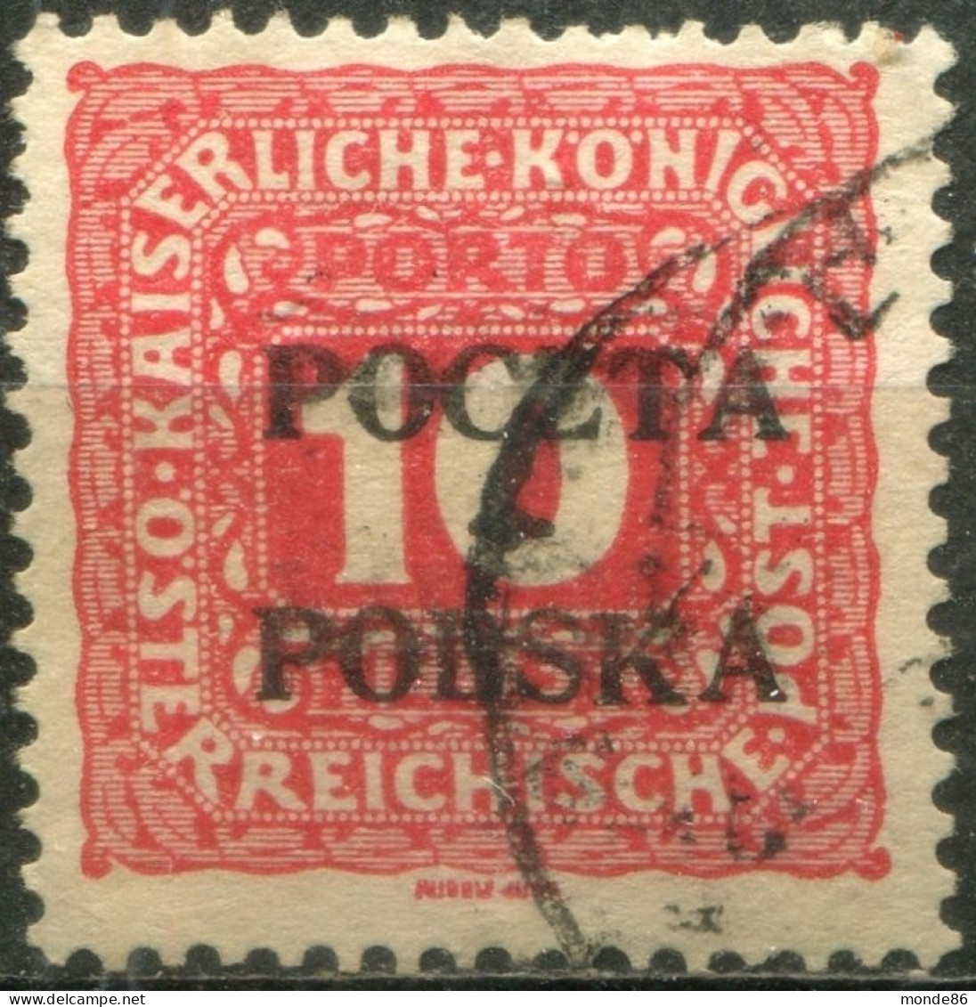 POLOGNE - Y&T Taxe N° 2 (o)...FAUX ? - Used Stamps