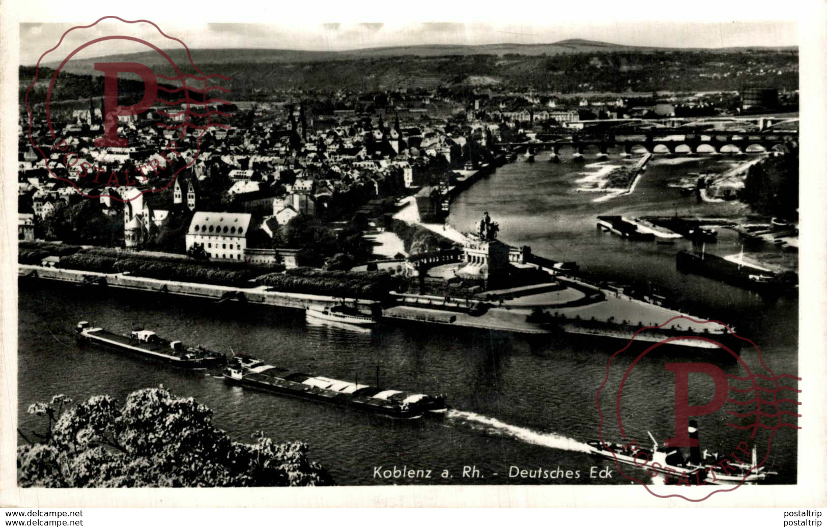 KOBLENZ A RH. DEUTSCHES ECK. ALEMANIA GERMANY DEUTSCHLAND - Sonstige & Ohne Zuordnung