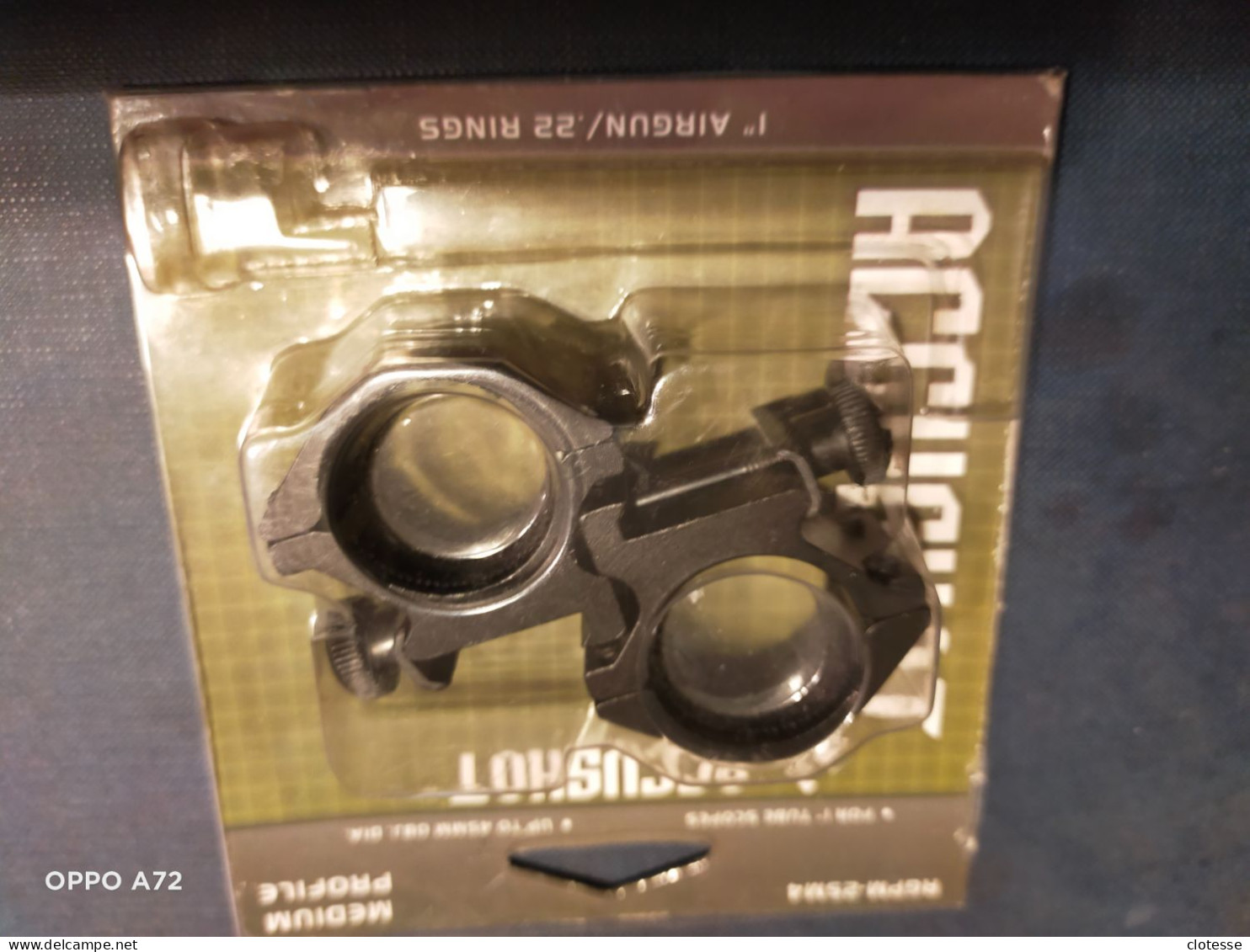 Supporti Per Ottica Accushot Medium Profile Airgun/22 - Optics