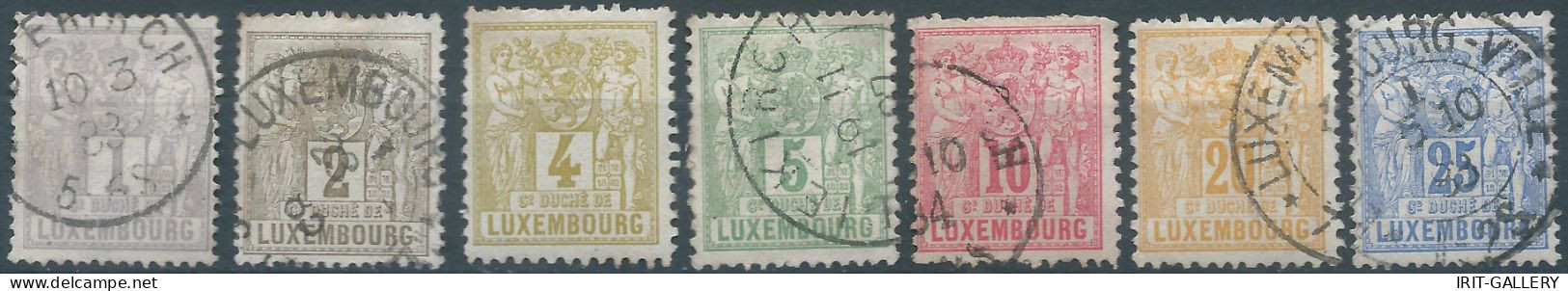 Lussemburgo - Luxembourg - 1882 Definitive Issue,Obliterated - 1882 Allegory