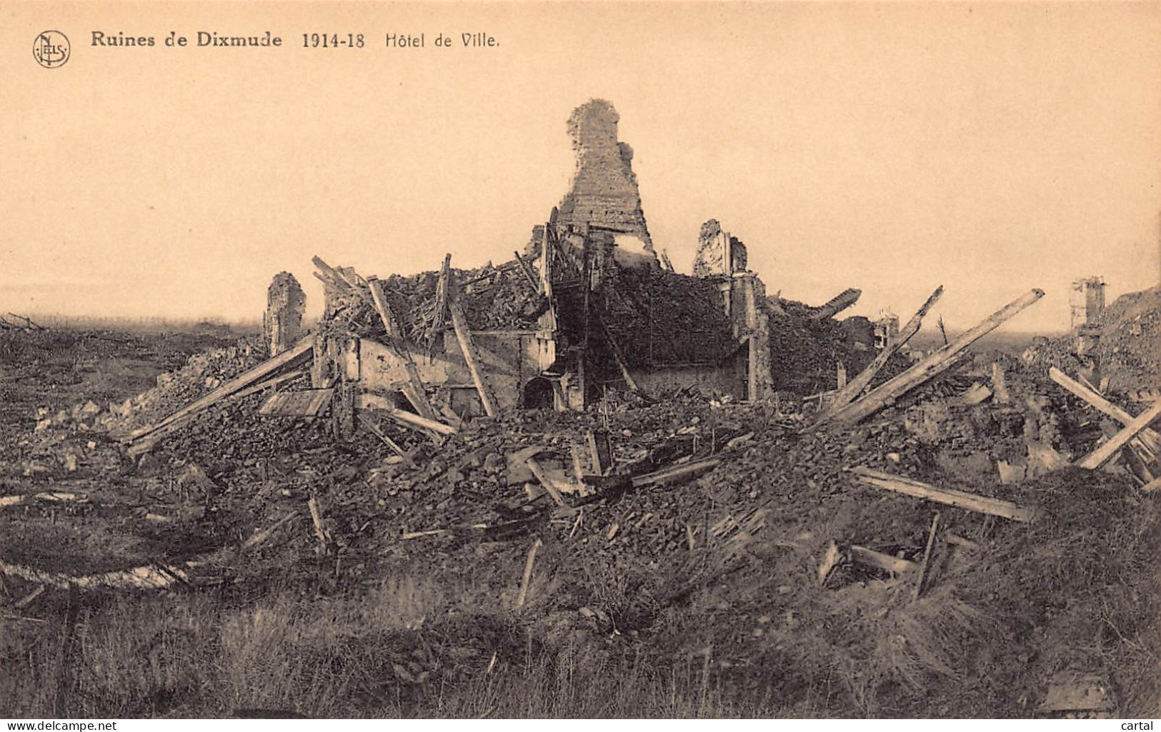 Ruines De DIXMUDE - 1914-18 - Hôtel De Ville. - Diksmuide