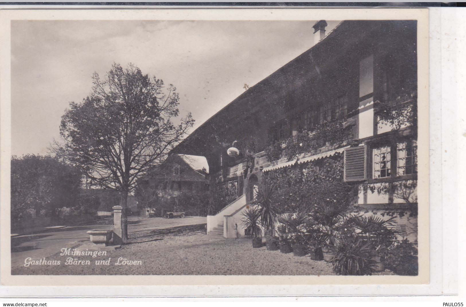 MUNSINGEN GASTHAUS BAREN UND LOWEN - Münsingen